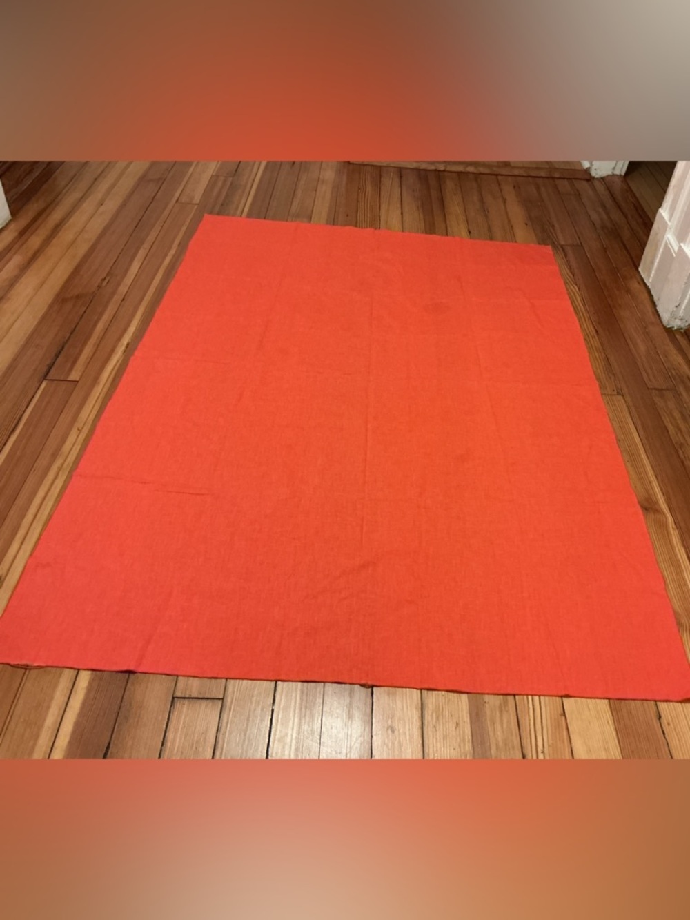 🍊 Vintage Linen Rectangular Tablecloth - Picture 4 of 16